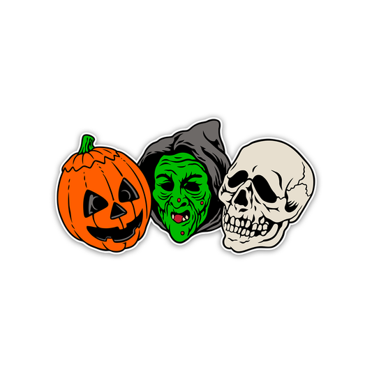 The Big Halloween Three - sticker